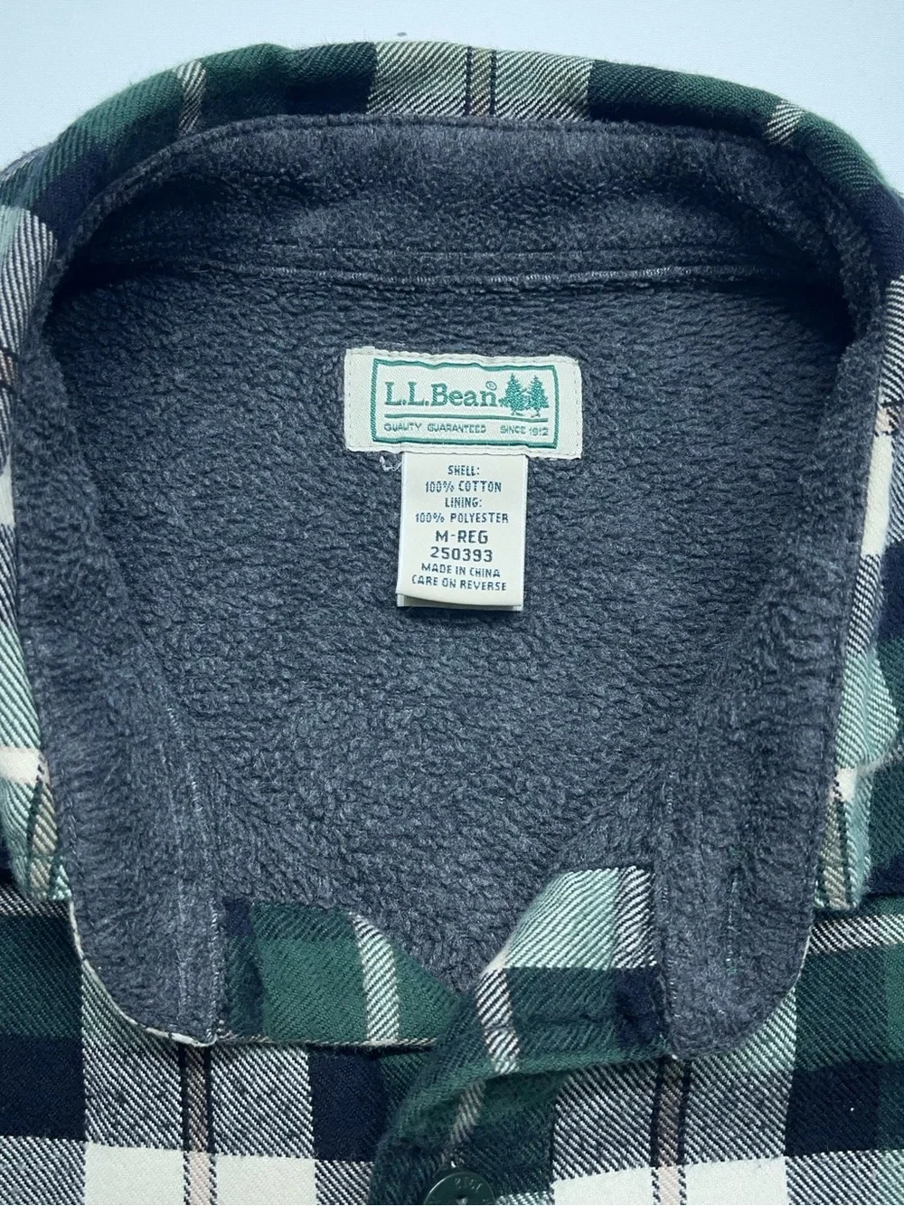 L.L. Bean plaid bean 23